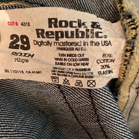 Rock & Republic Roth Bootcut Flare Jeans - Picture 3 of 11